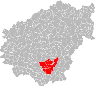 Lage der CC du Pays d’Argentat im Département Corrèze