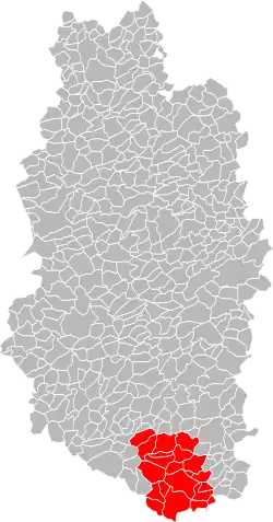 Lage des Gemeindeverbandes