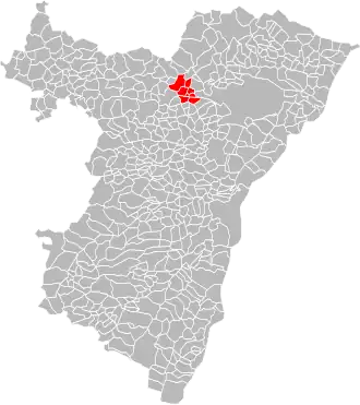 Lage des Gemeindeverbandes