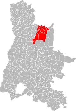 Lage der CC le Pays du Royans im Département Drôme