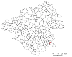 Lage von Clisson im Département Loire-Atlantique