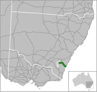 Übersichtskarte Kings Highway