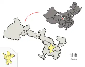 Dingxi in der Provinz Gansu