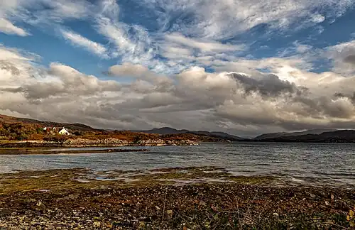 Loch Sunart entlang der Ardnamurchan-Küste