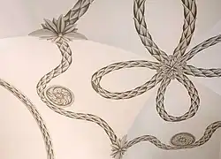 Deckenmalerei im Erdgeschoss des Lohri-Hauses