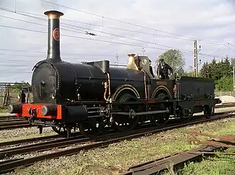 Dampflok Prins August im Schwedischen Eisenbahnmuseum, Gävle, Schweden