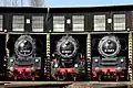 Lokomotiven 35 1074, 52 8001 und 35 1028