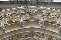 Archivolten am Westportal