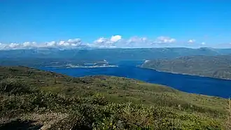 Blick vom Lookout Trail auf die Bucht