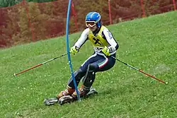 Lorenzo Martini im FIS-Slalom von Rettenbach im Juni 2010