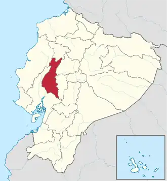 Lage in Ecuador