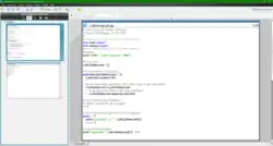 Screenshot der TI-Nspire Nspire CX-CAS Student Software, in dem ein Python Script erstellt wurde.