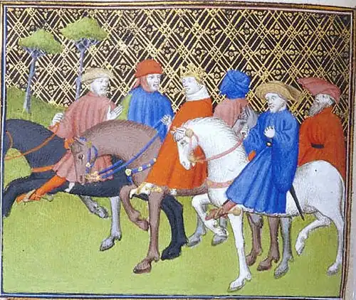 Ludwig der Fromme beim Ausritt