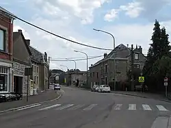 Louveigné, Blick auf eine Straße