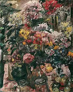 Stillleben mit Chrysanthemen und Amaryllis, 1922, Belvedere, Wien