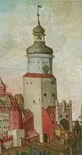Das Krakauer Tor im Jahr 1740