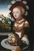 Salome, 1530, Lukas Cranach