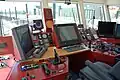 Blick in den Kommandostand