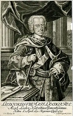 Ludwig VIII. um 1740