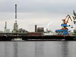 Degussa-Werk, der größte Arbeitgeber der Stadt Niederkassel