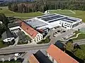 Luftaufnahme der Privatbrauerei Waldhaus aus dem Jahr 2020