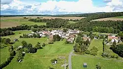 Luftbild von Obermeilingen.