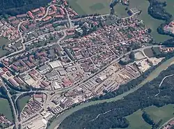Luftaufnahme ehem. Fabrikgelände