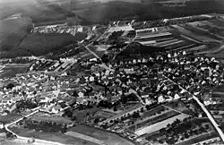 Luftbild Rüsselsheim-Königstädten im Jahr 1926