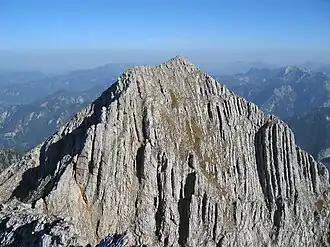 Der Nordostgipfel des Lugauers