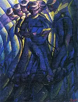 30. Multiperspektive. Luigi Russolo: Plastische Synthese der Bewegungen einer Frau, 1912.