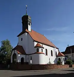 Außenansicht des Kirchengebäudes
