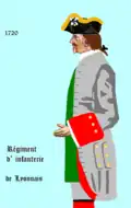 régiment de Lyonnais 1720–1734