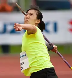 Lü Huihui – ausgeschieden mit 57,59&nbsp;m