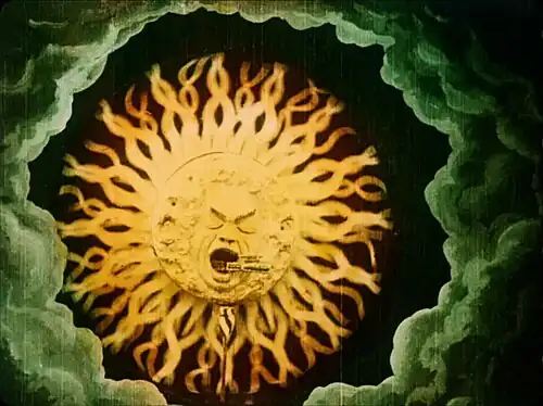 Szene aus Le voyage a travers l'impossible