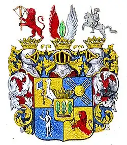 Wappen der schwedischen Grafen Mörner af Morlanda