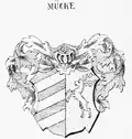 Wappen derer von Mücke in Siebmachers Wappenbuch, 1878