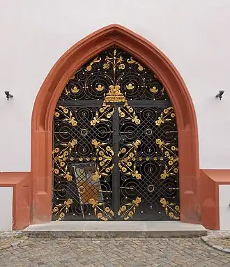 Gitter in der Vorhalle