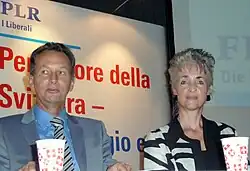 Philipp Müller und Carmen Walker Späh, 2012