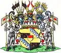 Wappen der Grafen zu Münster-Langelage, Freiherren von Oër, Herren auf Langelage und Lohe im Wappenbuch des Westfälischen Adels