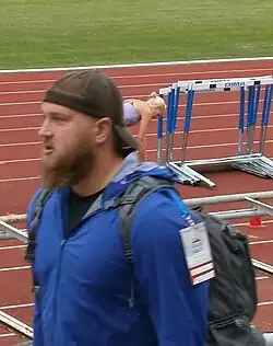 Māris Urtāns Rang zehn mit 19,89&nbsp;m