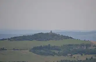 Der Mědník vom Velký Špičák gesehen