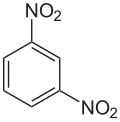 Struktur von m-Dinitrobenzol