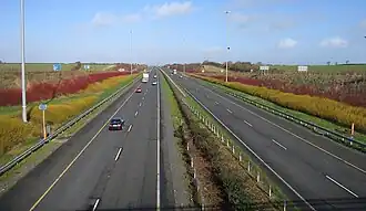 Die Motorway M1 nähe County Louth