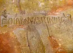 OFARN-Ziegelstempel des Dux Ursicinus (Oberleiser Berg)