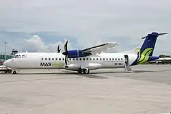 ATR 72-500 der MASwings im alten Farbschema