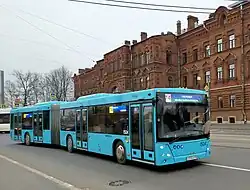 Ein MAZ-216 in Sankt Petersburg (2022)