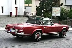230 SL (1967) mit Windschott