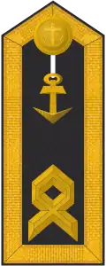 Schulterklappe eines Hauptbootsmanns (70er Verwendungsreihen)