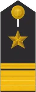 Schulterklappe eines Flottillenadmirals (Truppendienst)