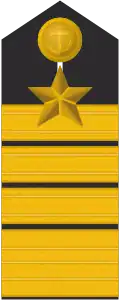 Schulterklappe eines Admirals (Truppendienst)